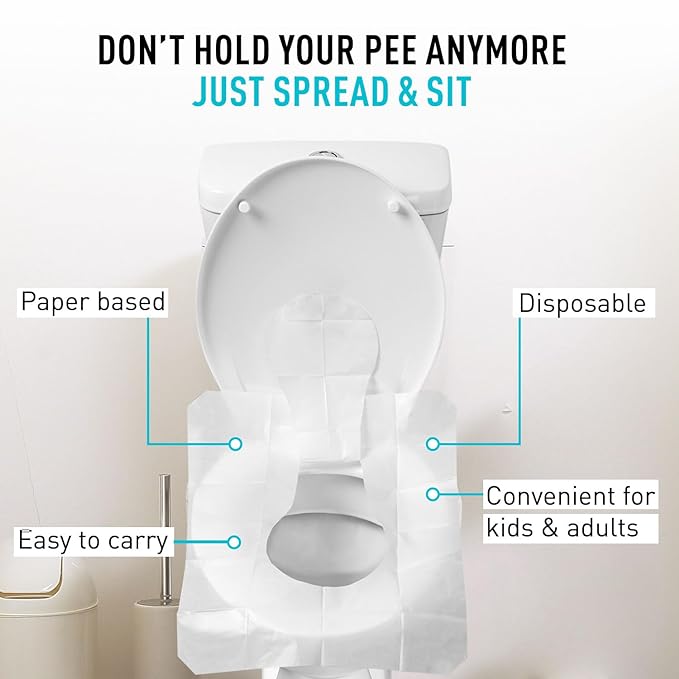 Pee Buddy Disposable Toilet Seat Covers - 20 Sheets