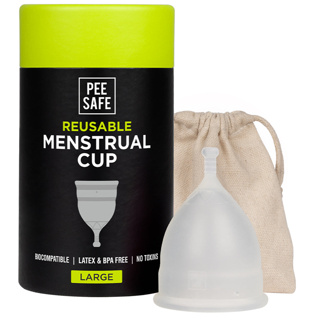 Pee Safe Reusable Menstrual Cup for Women