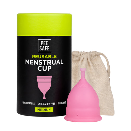 Pee Safe Reusable Menstrual Cup for Women