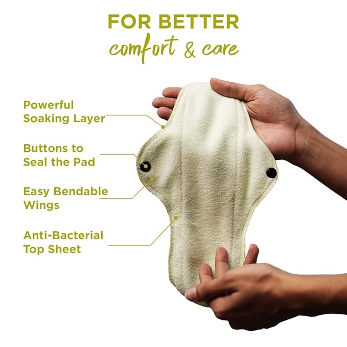 Pee Safe Reusable Sanitary Pads For Women