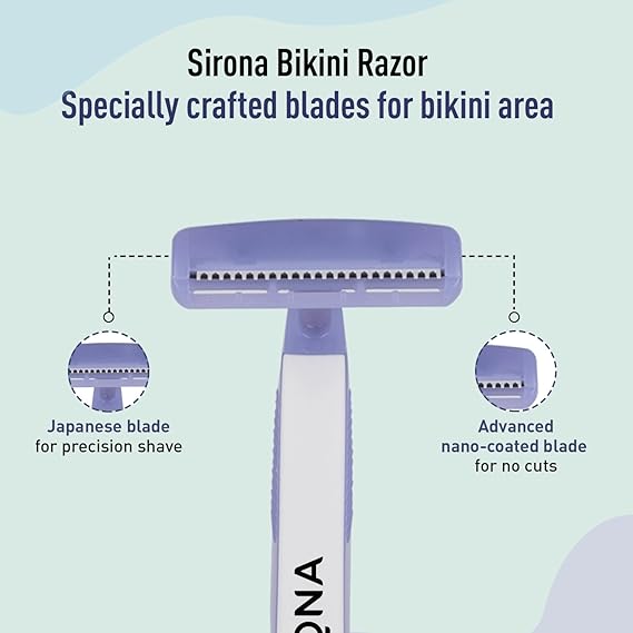 Sirona Bikini Line Razor Pack of 2