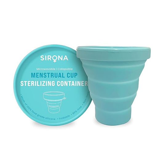 Sirona Collapsible Silicone Cup Menstrual Cup Sterilizer