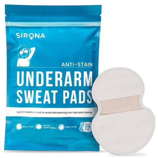 Sirona Disposable Underarm Sweat Pads -24 pads