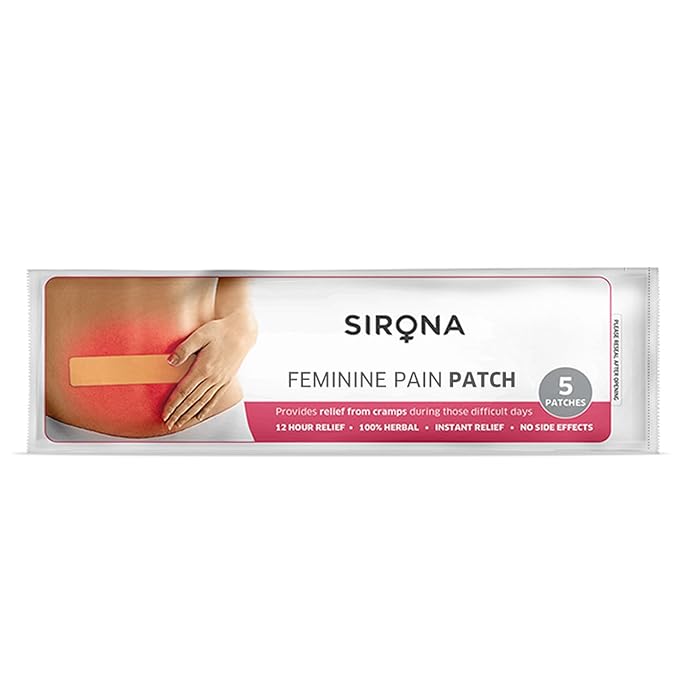 Sirona Herbal Period Pain Relief Patches - Pack of 5