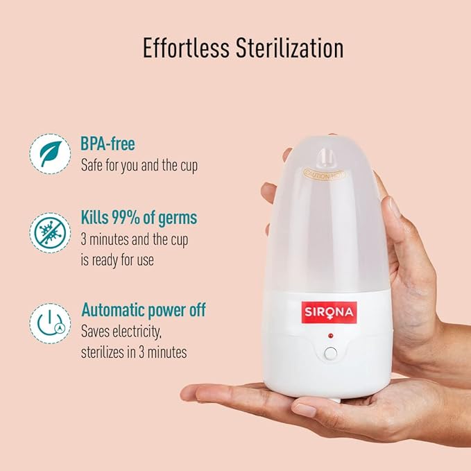 Sirona Menstrual Cup Sterilizer (electric)