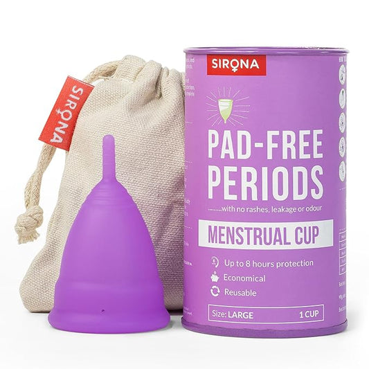 Sirona Reusable Menstrual Cup with Pouch