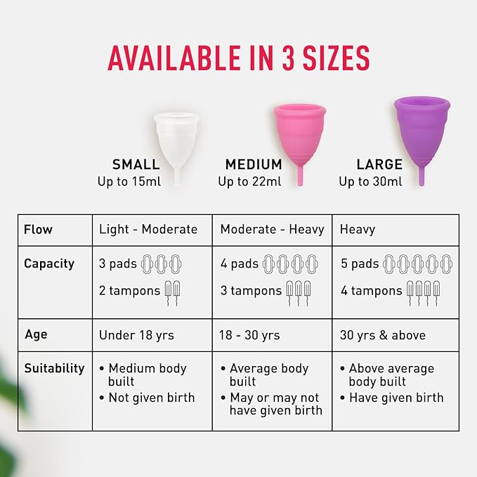 Sirona Reusable Menstrual Cup with Pouch